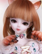 龙魂人形社 限定FANTASY Lion-Elsa（埃尔莎） 4分兽体  BJD娃娃