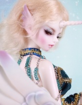 龙魂人形社  限定FANTASY UNICORN·Amalthea 马身 BJD娃娃