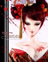 龙魂人形社  限定FANTASY 红狐·魅姬 3分大女 古风BJD娃娃