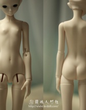 『42.5cmS胸一段女体』(B-G42-02)【龙魂】中国原创 BJD