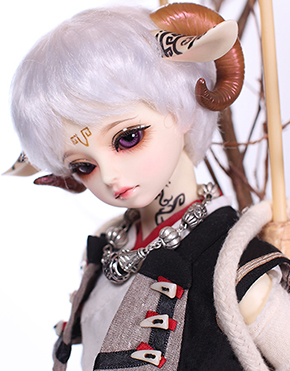 龙魂人形社 上古传说 白泽之子·白灵 4分娃 古风BJD娃娃