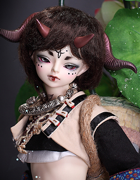 龙魂人形社 上古传说 念童<黑化状态> 4分男娃 古风BJD娃娃