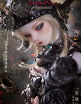 龙魂人形社  蒸汽女孩-安婕 3分女 现...