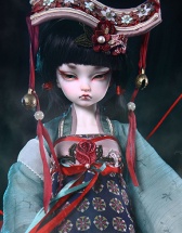 龙魂人形社 异闻卷轴 鬼女·婠婠 4分女 古风BJD娃娃