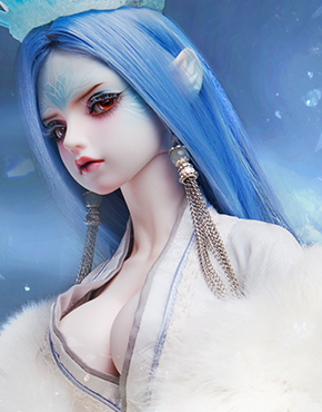 龙魂人形社 上古传说 西方白虎·神洛 3分大女 古风BJD娃娃