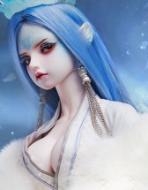 龙魂人形社 上古传说 西方白虎·神洛 3分大女 古风BJD娃娃