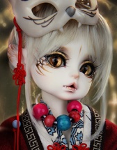 龙魂人形社 上古传说 西方幼白虎·琅 6分娃 古风BJD娃娃