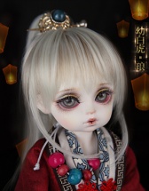 6分高温丝单马尾假发WG6-0001