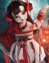 龙魂人形社 上古传说 横公鱼之女·红绫 巨婴 古风BJD娃娃