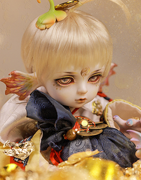 龙魂人形社 上古传说 巨婴金蟾·闪闪 巨婴 古风BJD娃娃