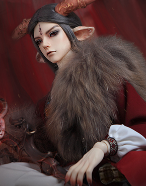 龙魂人形社 上古传说 上古神兽·夔牛 叔 古风BJD娃娃