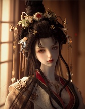 毕月乌同款三尖美人尖毛坯发，非造型发 三分假发WG3-1020