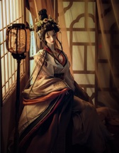 毕月乌 bjd三分大女官服69GC-0028(含头饰、腰饰)（赠送烫金抹胸）