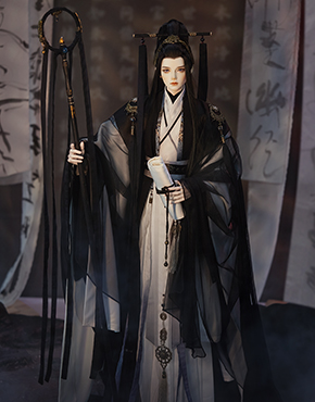 龙魂人形社 陇中杂记 大祝·巫真 官服80BC-0019（73尺寸/80尺寸）