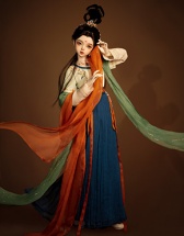 龙魂人形社 画女 官服58GC-0018