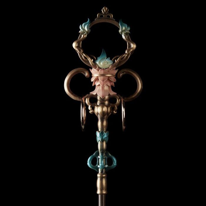 五方神龙·青龙配件加妆 青龙杖化妆