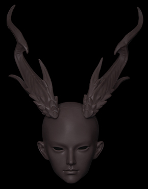 五方神龙·玄龙 素头展示