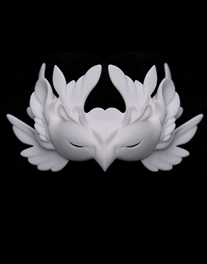 面具-雀离生（FH061、素胚、含手工） 燕灵二造