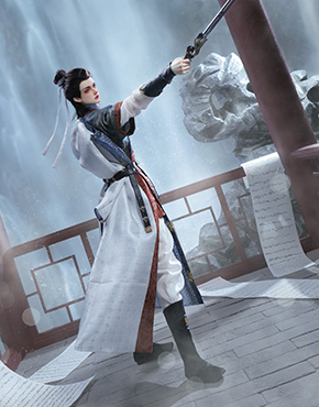 官服68BC-0038 李白