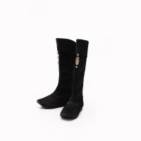 墨影暗纹皂靴LH68SH-0005 李白