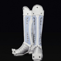 杨戬 银龙鳞纹拼接皮靴LH75SH-00...