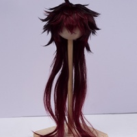 龙魂人形社BJD假发 造型发（红黑）LH...