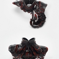 龙魂人形社 BJD配件 盔甲组（发冠+胸...