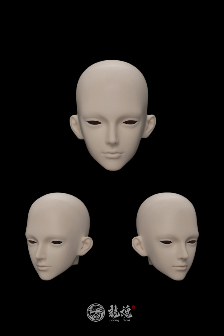 75淼君 睁眼、眠眼素头（仅展示）