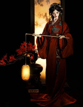 龙魂 莫邪战国袍官服70GC-0001 发簪 LHAP-0069 BJD娃衣77/75