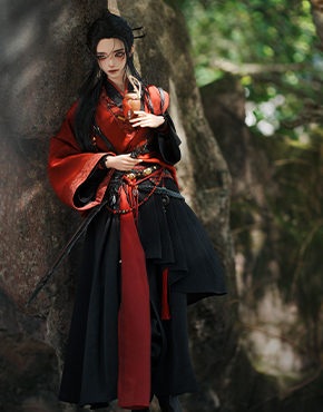 龙魂 莫邪侠客官服70GC-0002（70CM）BJD娃衣70大女娃娃77/75