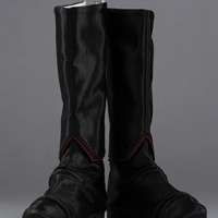 龙魂配件 BJD 70莫邪同款黑色战靴LH70SH-0001