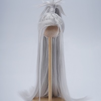 龙魂  尉迟恭/秦琼同款白色造型发LHW...